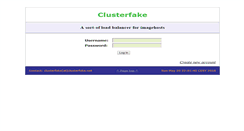 Desktop Screenshot of clusterfake.net